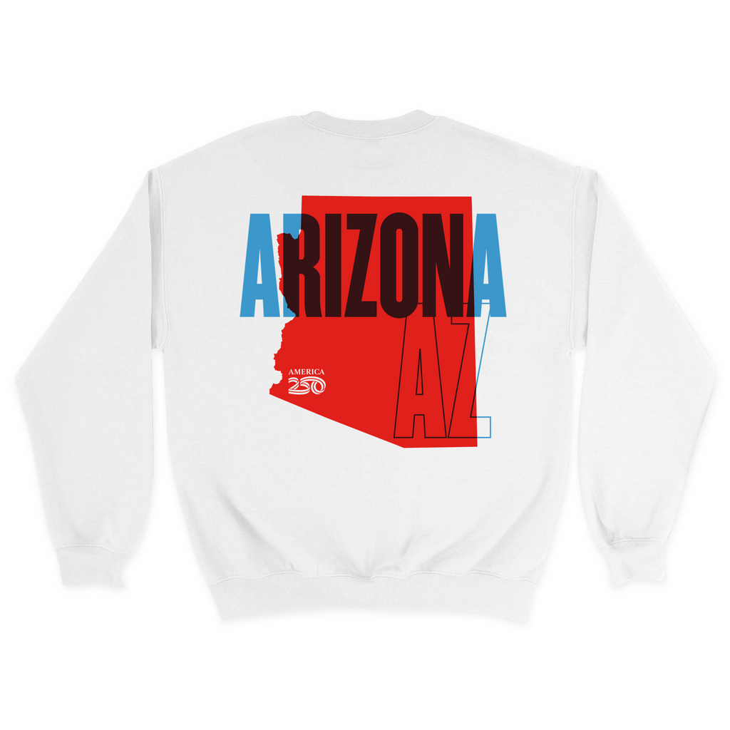 Unisex Medium White Crewneck Sweatshirt