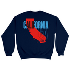 Unisex Medium Navy Crewneck Sweatshirt