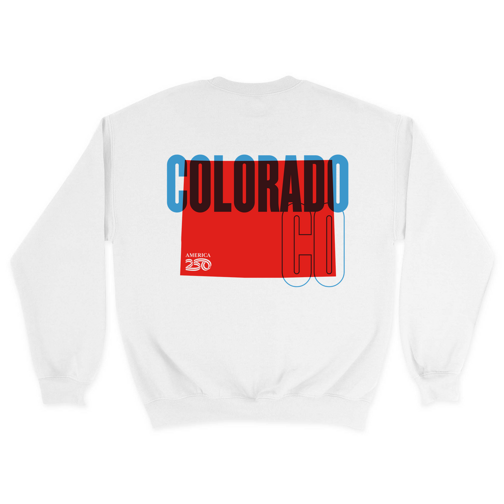 Unisex Medium White Crewneck Sweatshirt