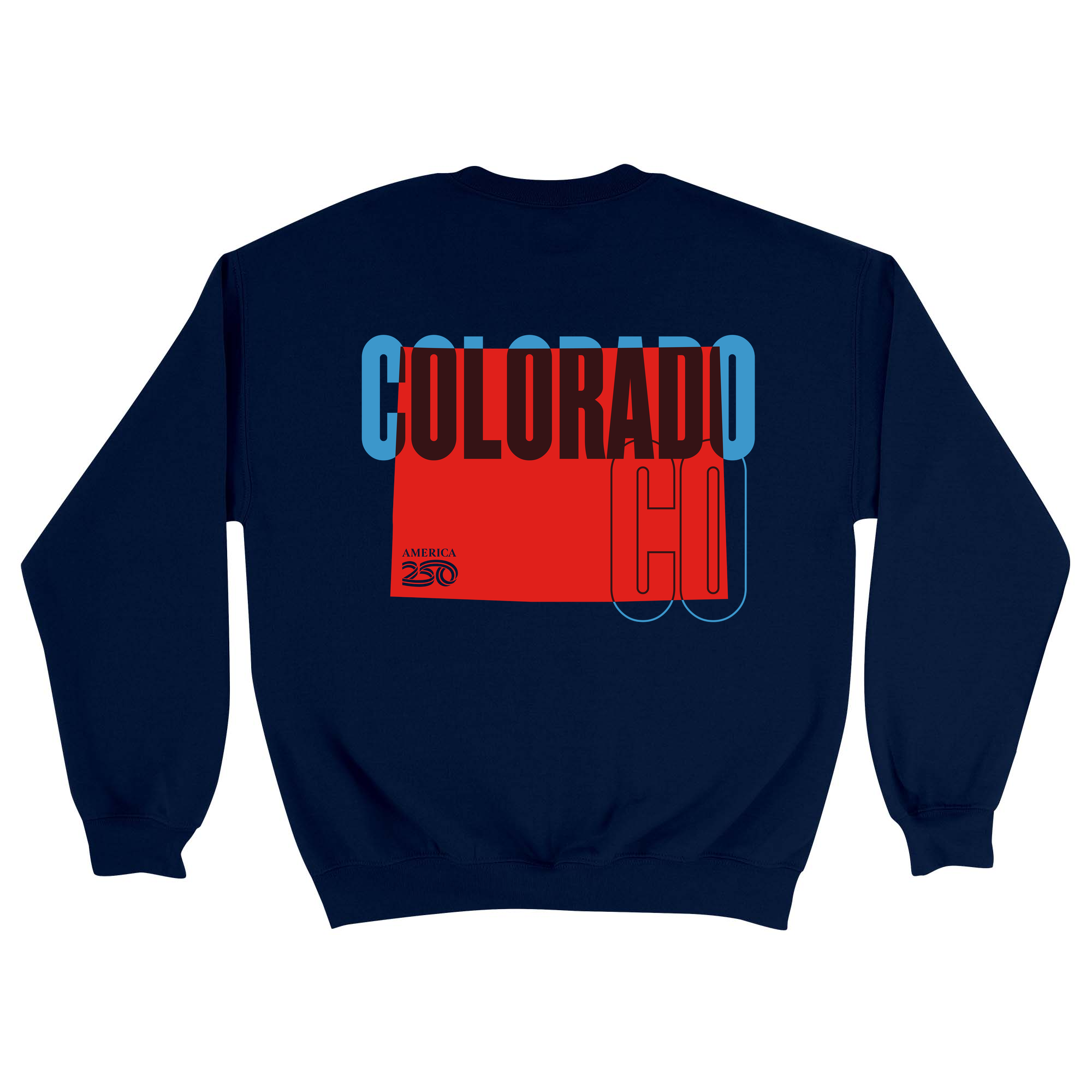 Unisex Medium Navy Crewneck Sweatshirt
