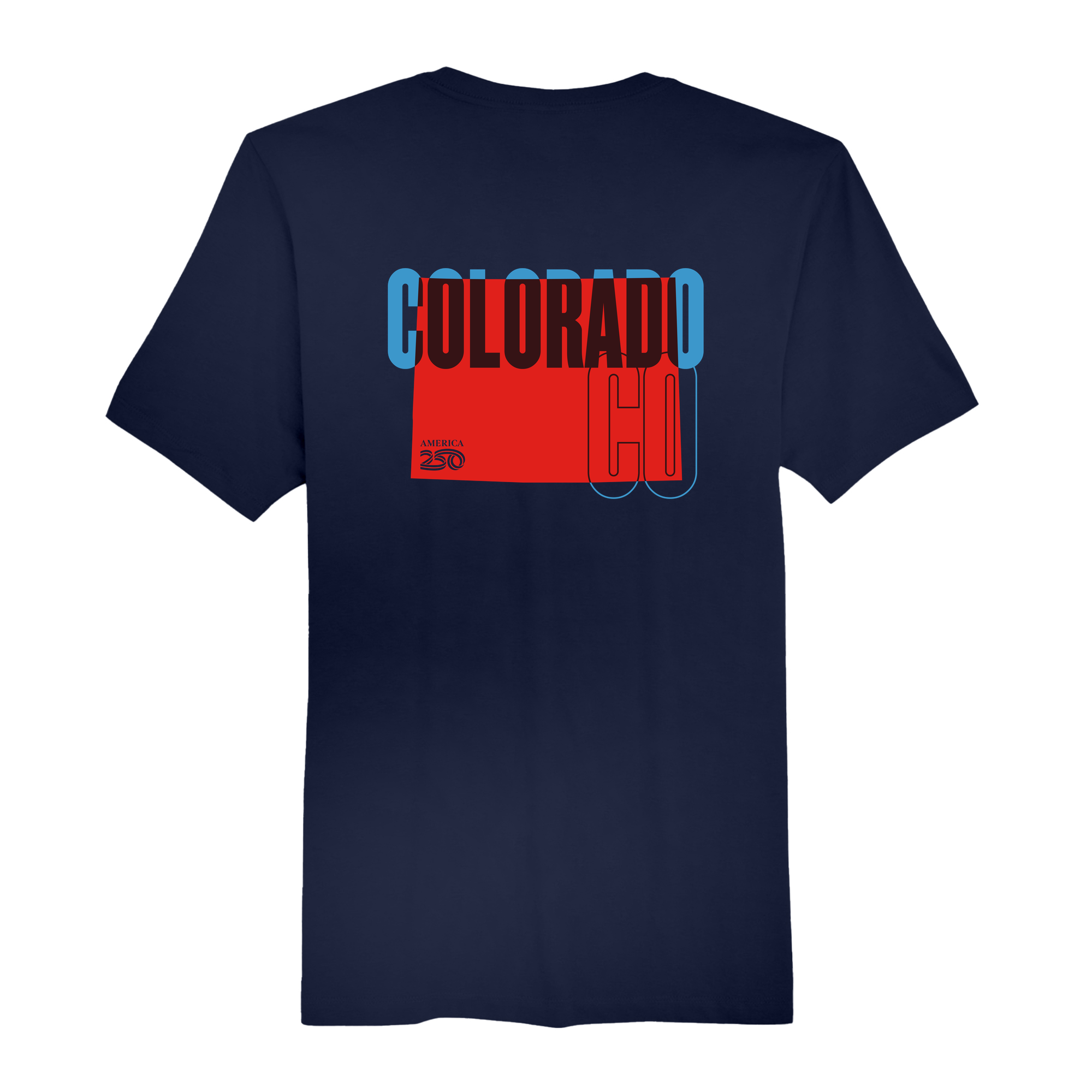 Mens Medium Navy Short Sleeve Tee