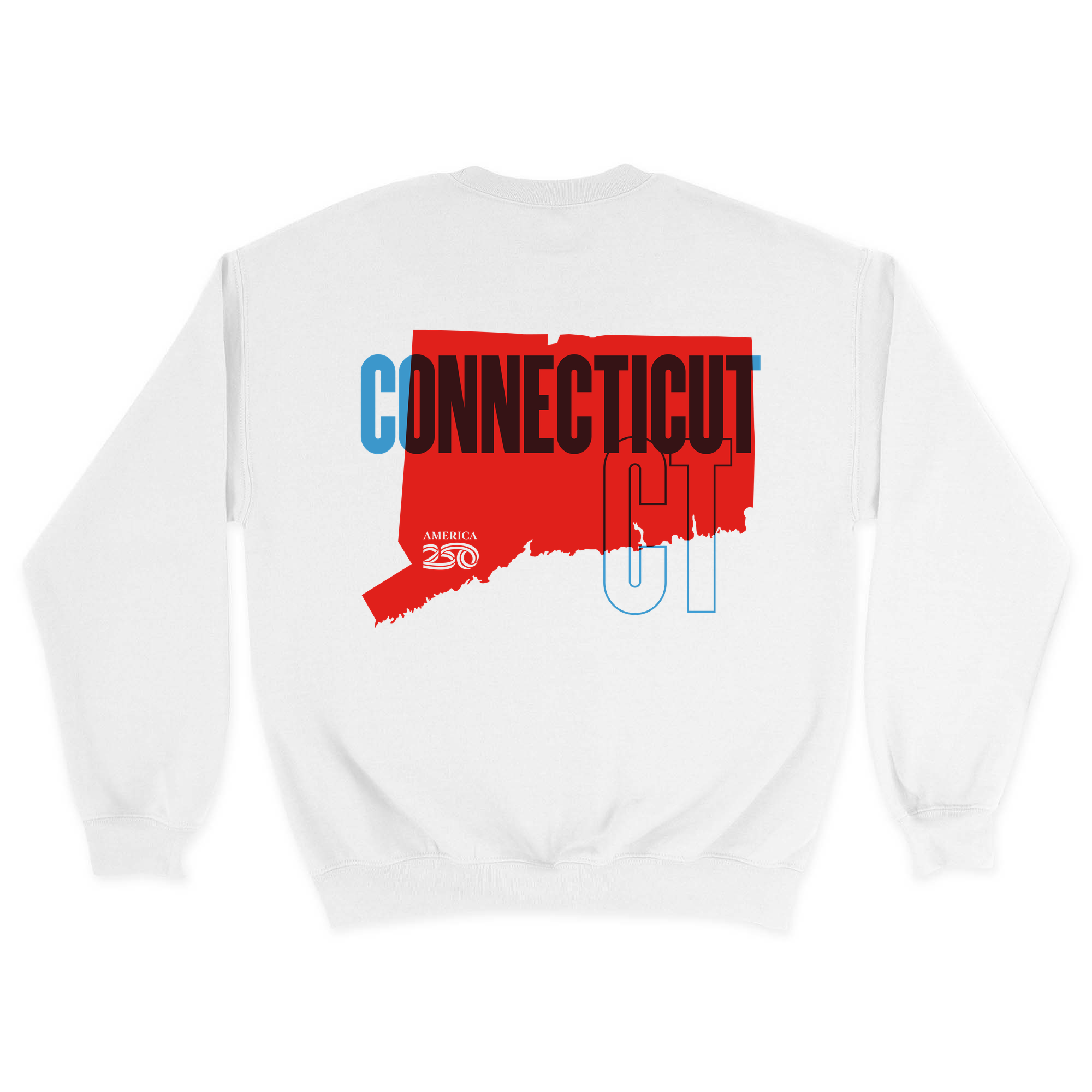 Unisex Medium White Crewneck Sweatshirt