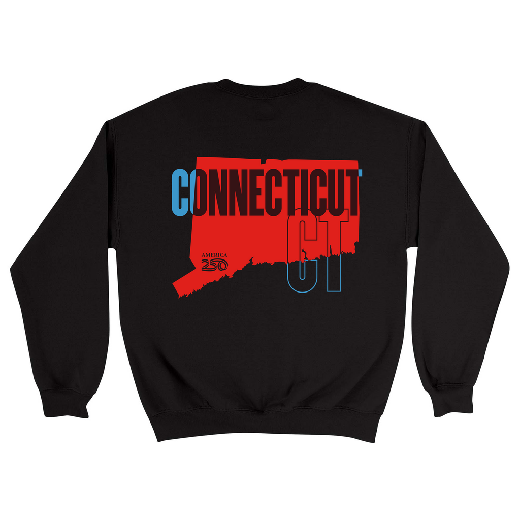 Unisex Medium Black Crewneck Sweatshirt