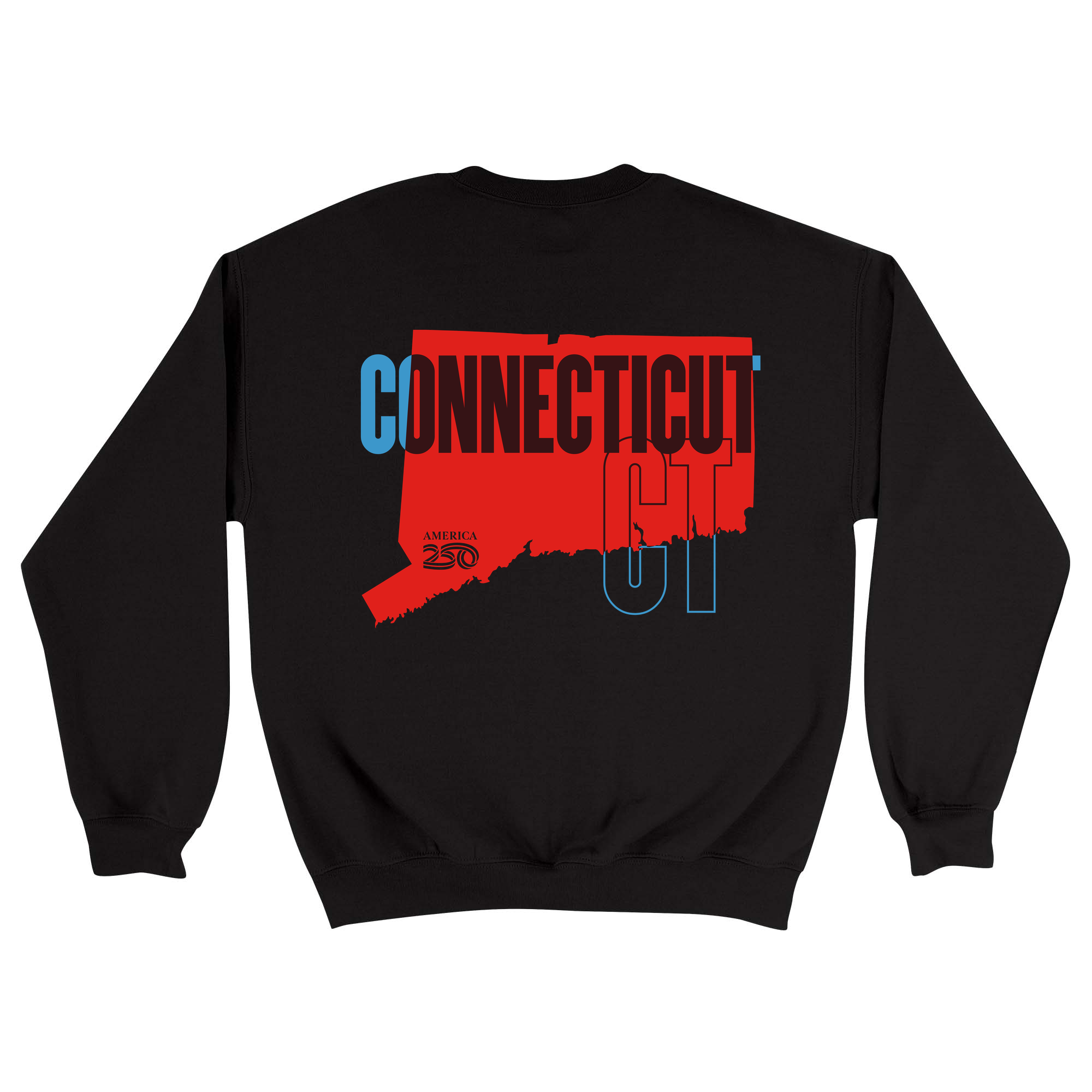 Unisex Medium Black Crewneck Sweatshirt