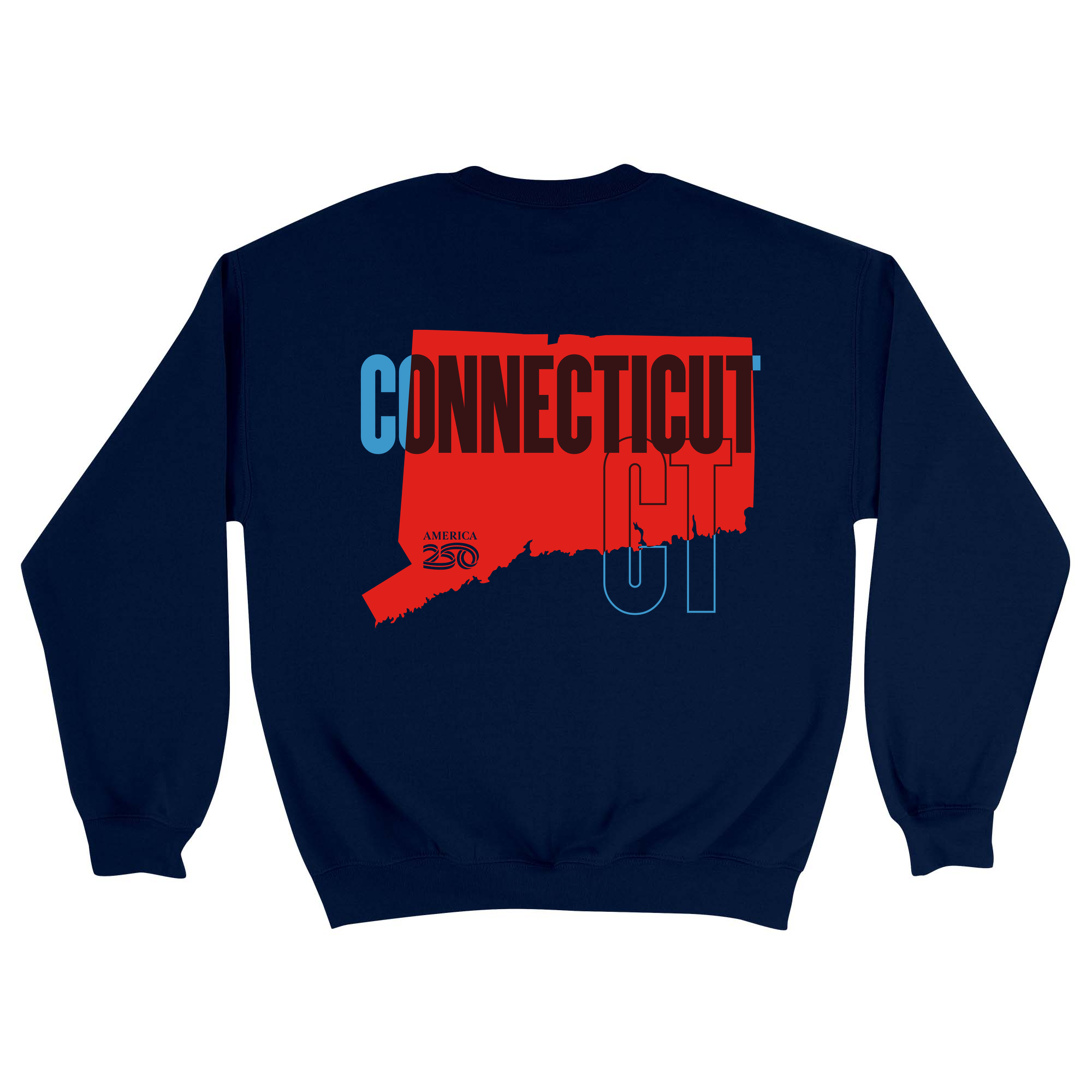 Unisex Medium Navy Crewneck Sweatshirt