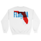 Unisex Medium White Crewneck Sweatshirt