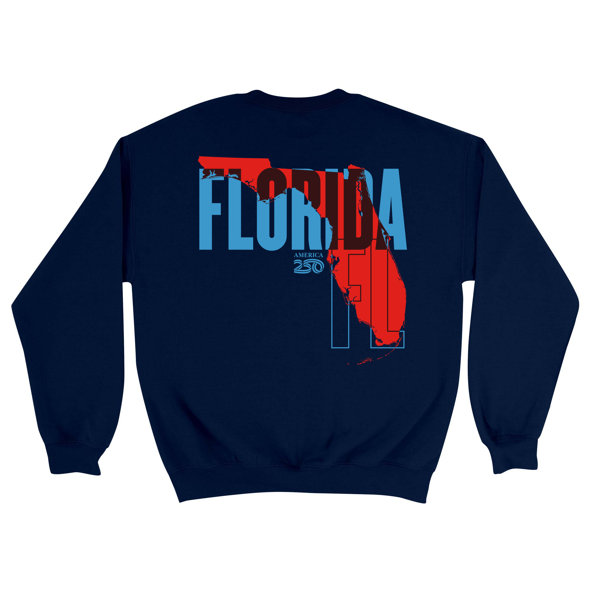 Unisex Medium Navy Crewneck Sweatshirt