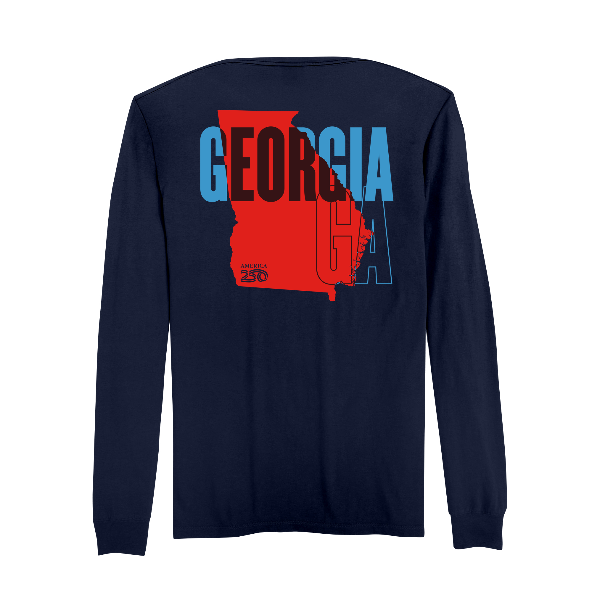 Mens Medium Strong Navy Style_Long Sleeve