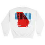 Unisex Medium White Crewneck Sweatshirt