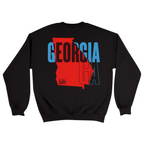 Unisex Medium Black Crewneck Sweatshirt