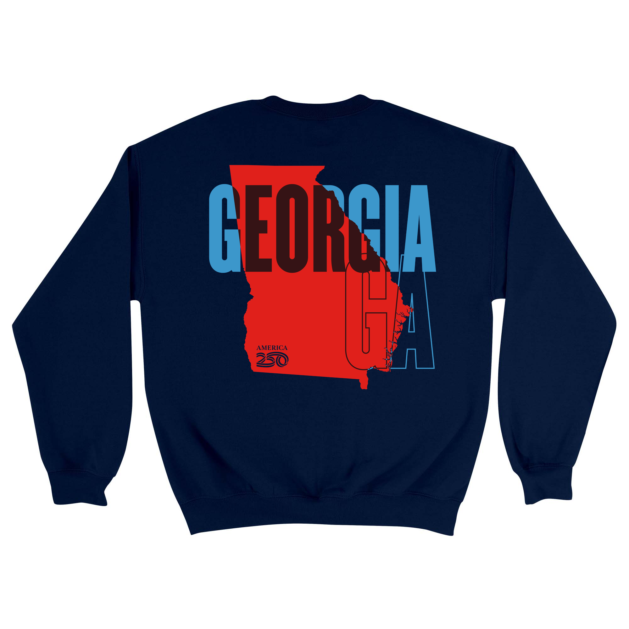 Unisex Medium Navy Crewneck Sweatshirt