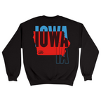 Unisex Medium Black Crewneck Sweatshirt