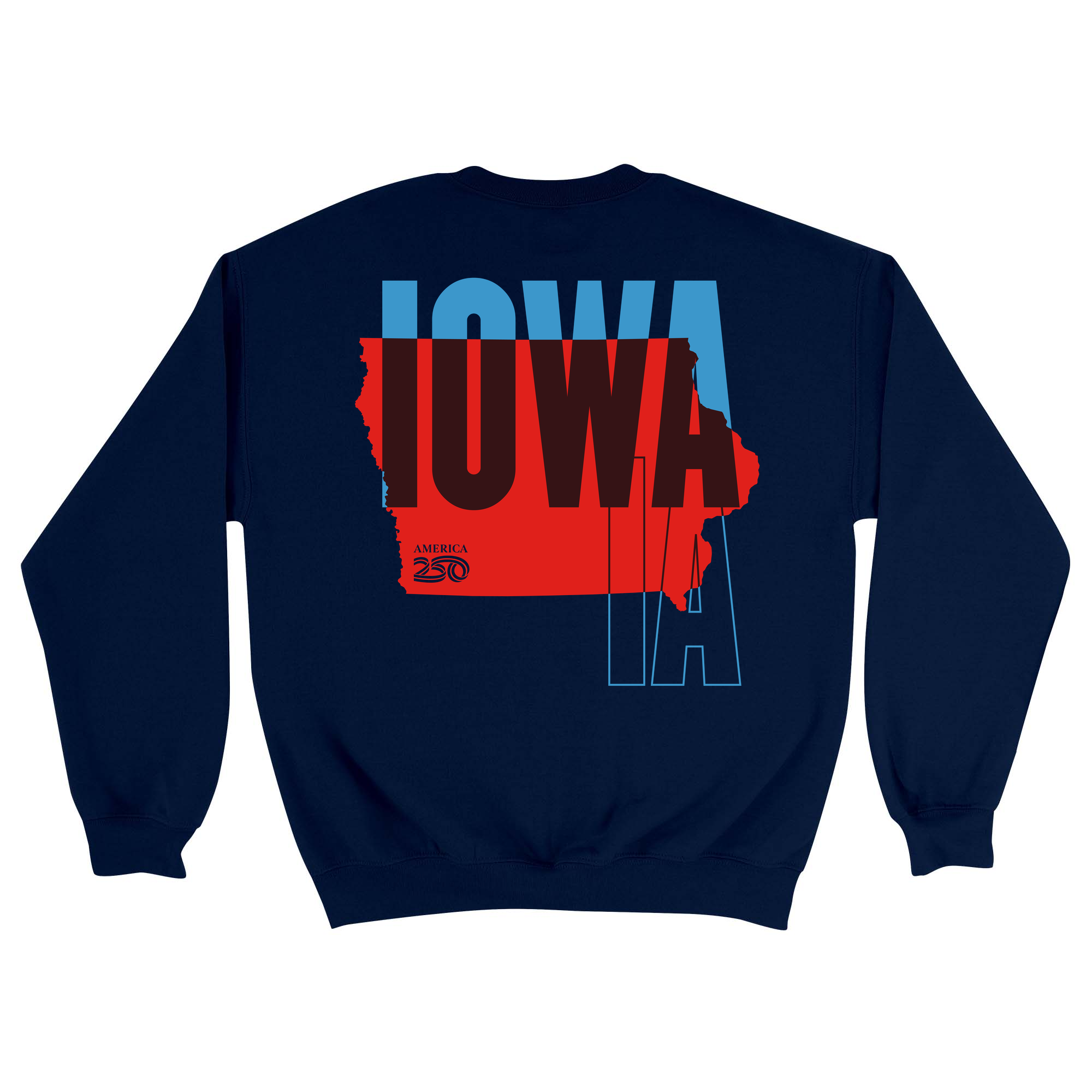 Unisex Medium Navy Crewneck Sweatshirt