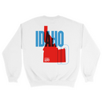 Unisex Medium White Crewneck Sweatshirt