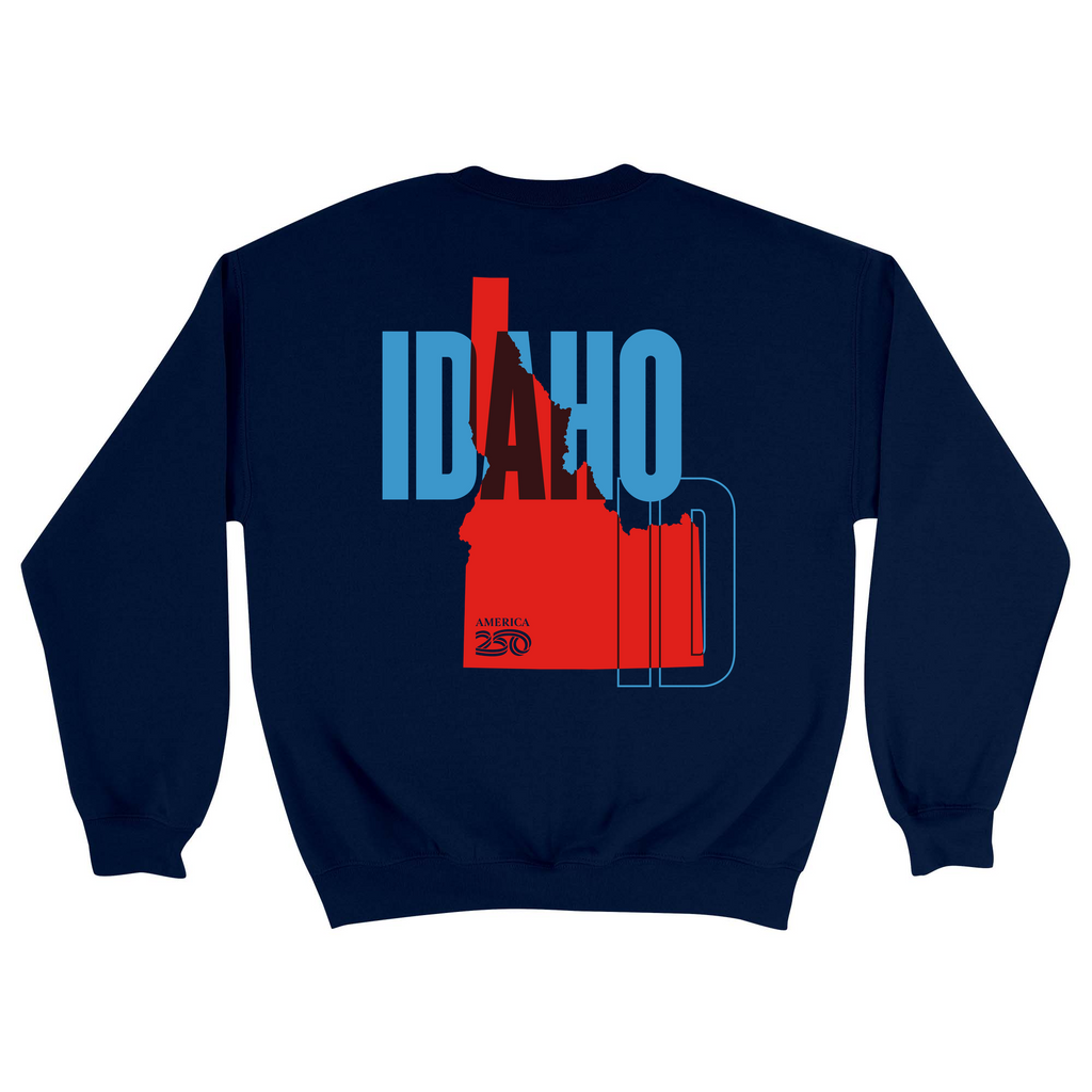 Unisex Medium Navy Crewneck Sweatshirt