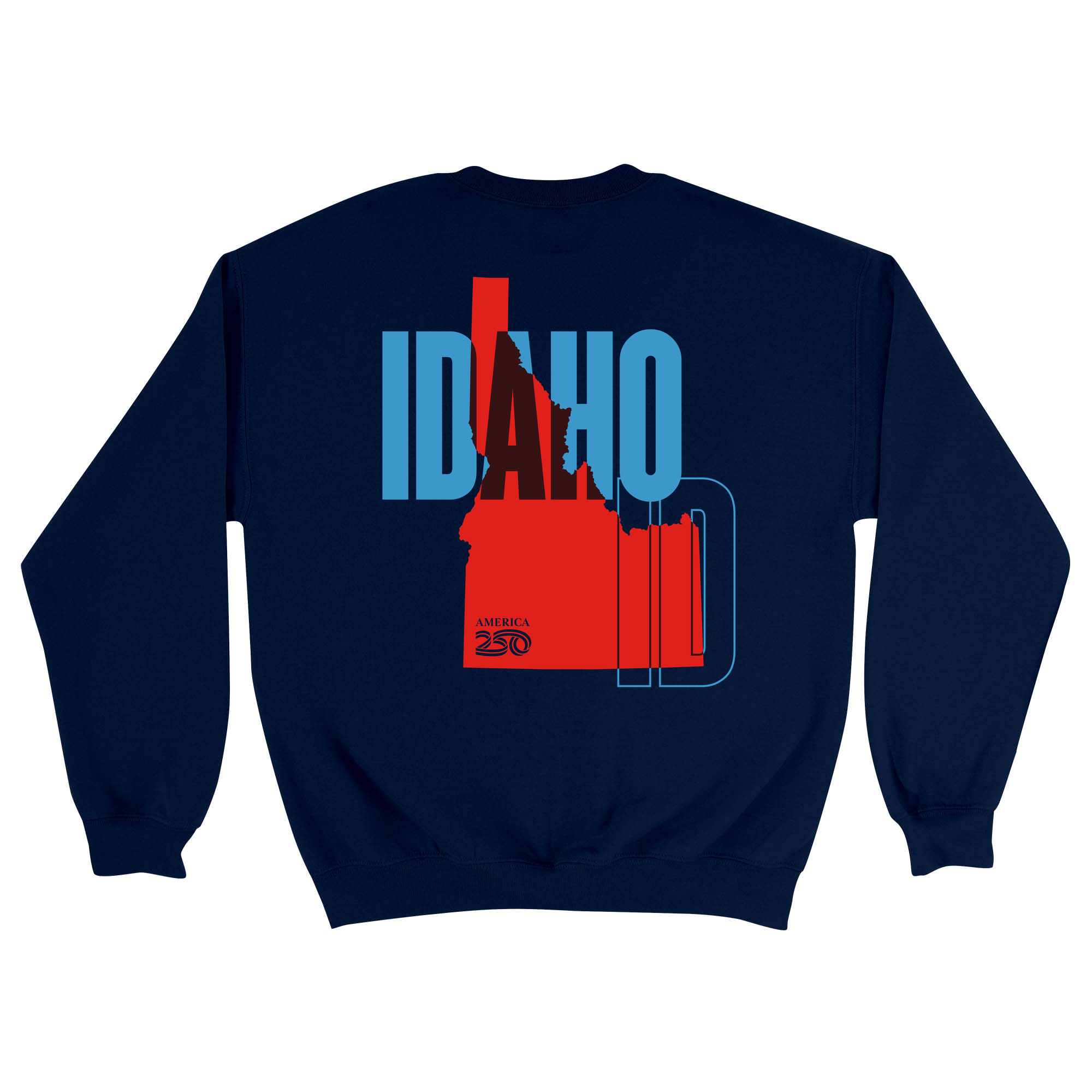 Unisex Medium Navy Crewneck Sweatshirt
