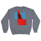 Unisex Medium Dark Ash Crewneck Sweatshirt