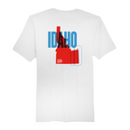 Mens Medium White Short Sleeve Tee