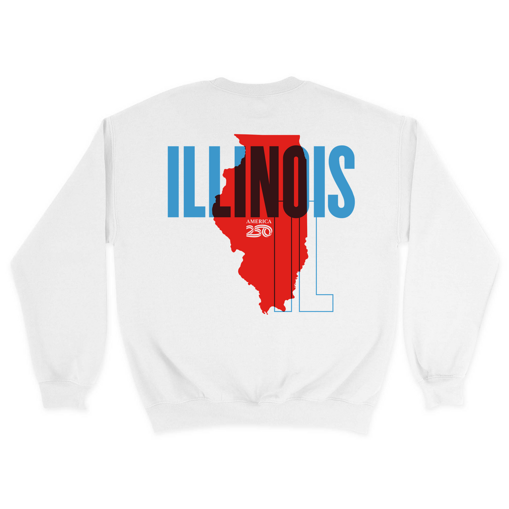 Unisex Medium White Crewneck Sweatshirt