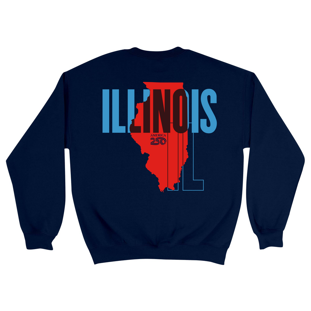 Unisex Medium Navy Crewneck Sweatshirt