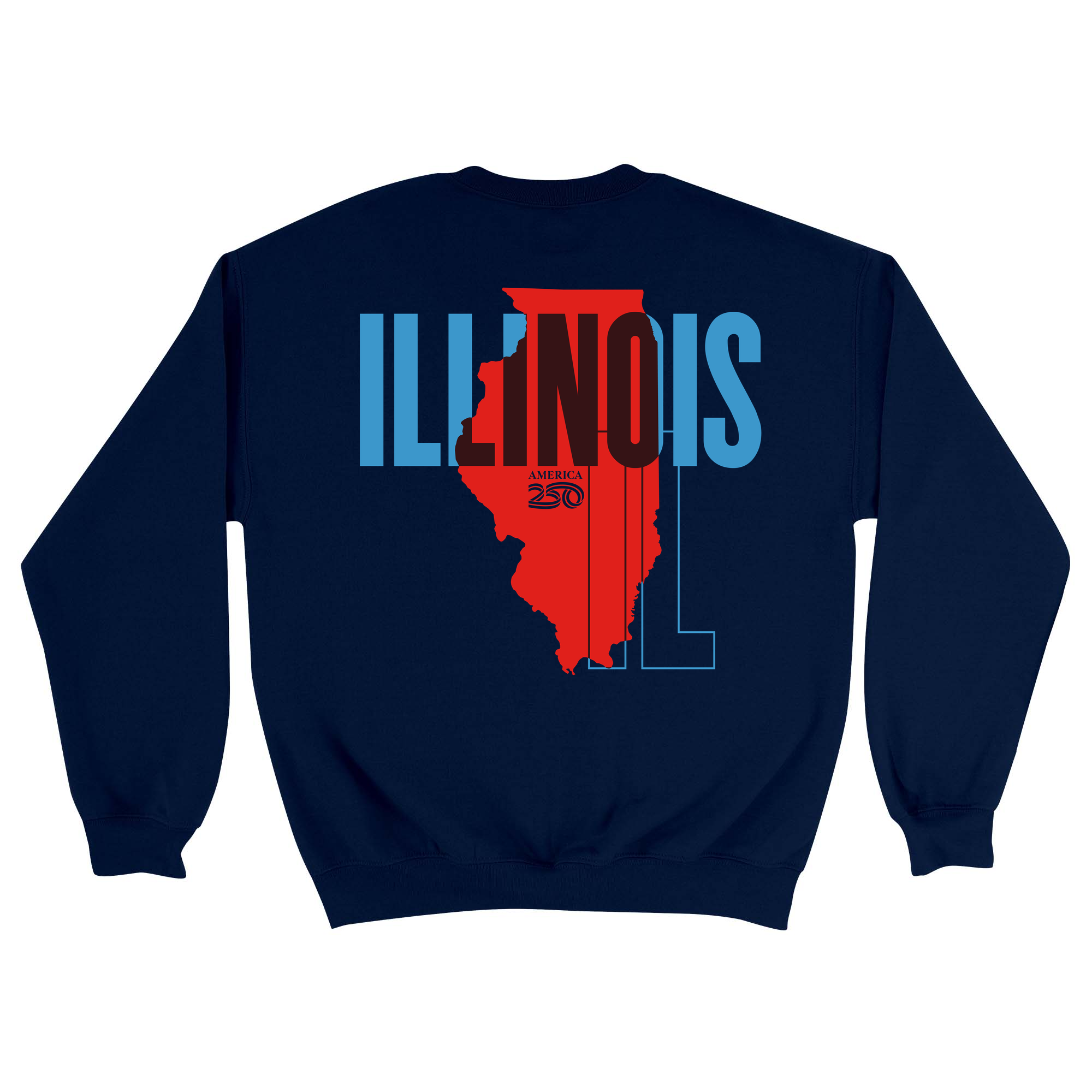 Unisex Medium Navy Crewneck Sweatshirt