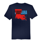 Mens Medium Navy Short Sleeve Tee