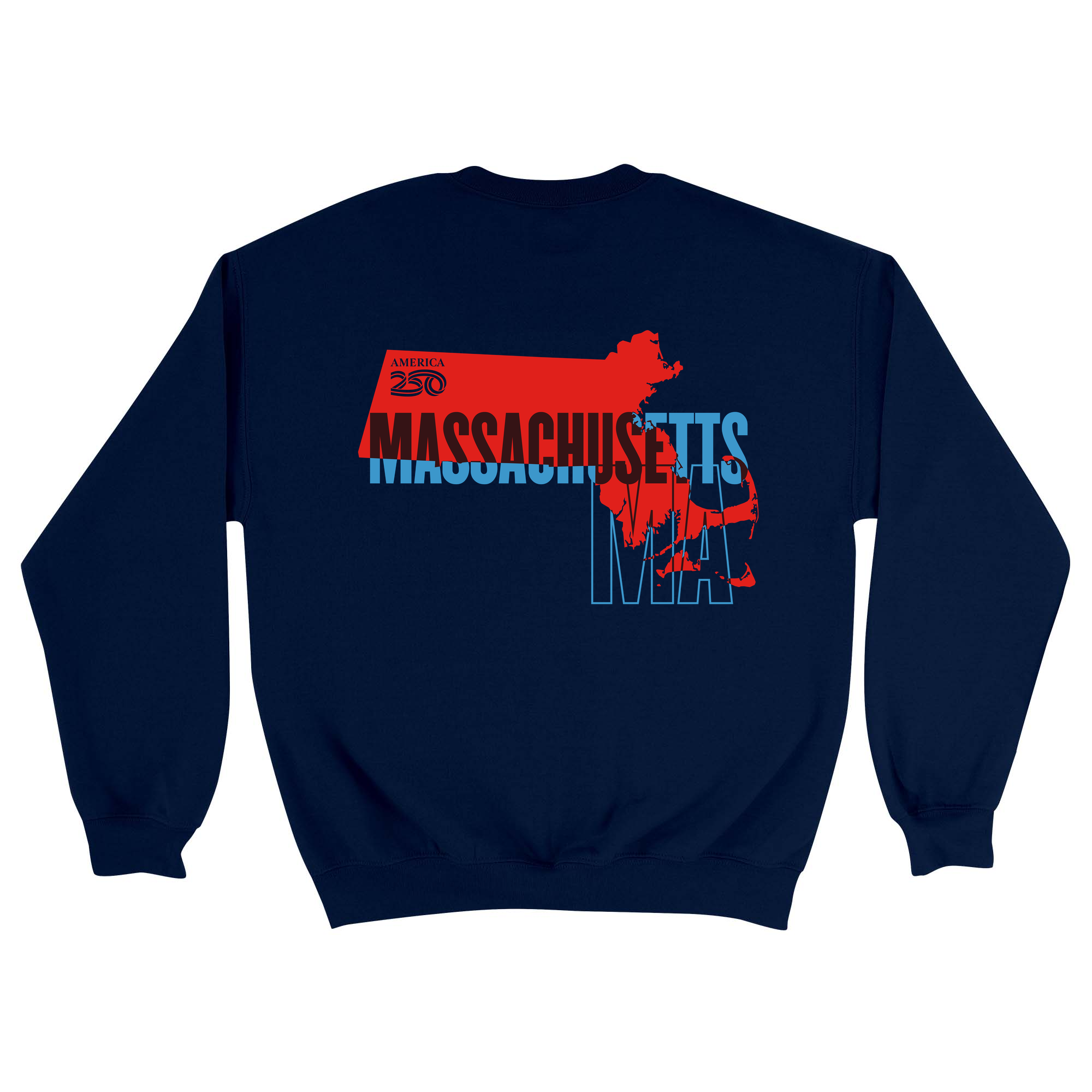 Unisex Medium Navy Crewneck Sweatshirt