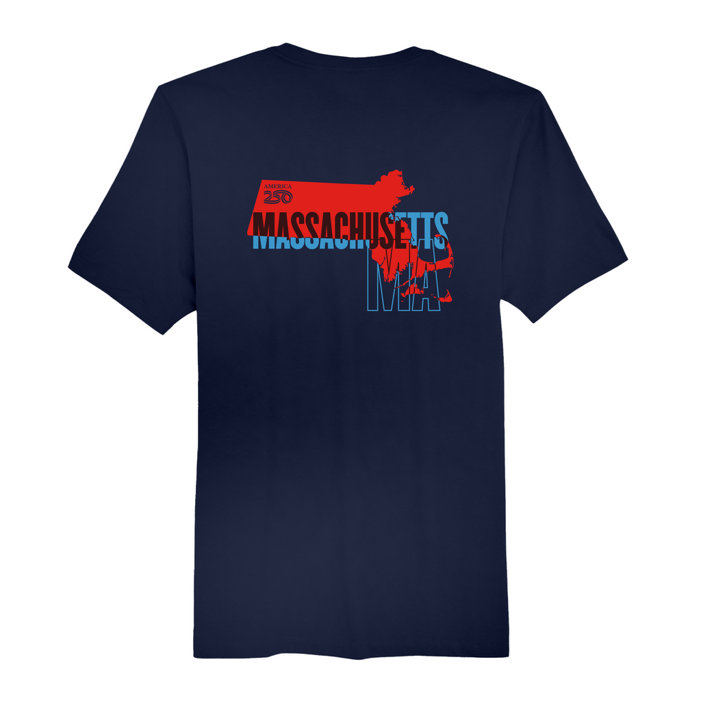 Mens Medium Navy Short Sleeve Tee