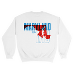 Unisex Medium White Crewneck Sweatshirt