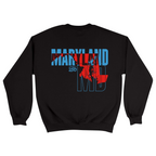 Unisex Medium Black Crewneck Sweatshirt