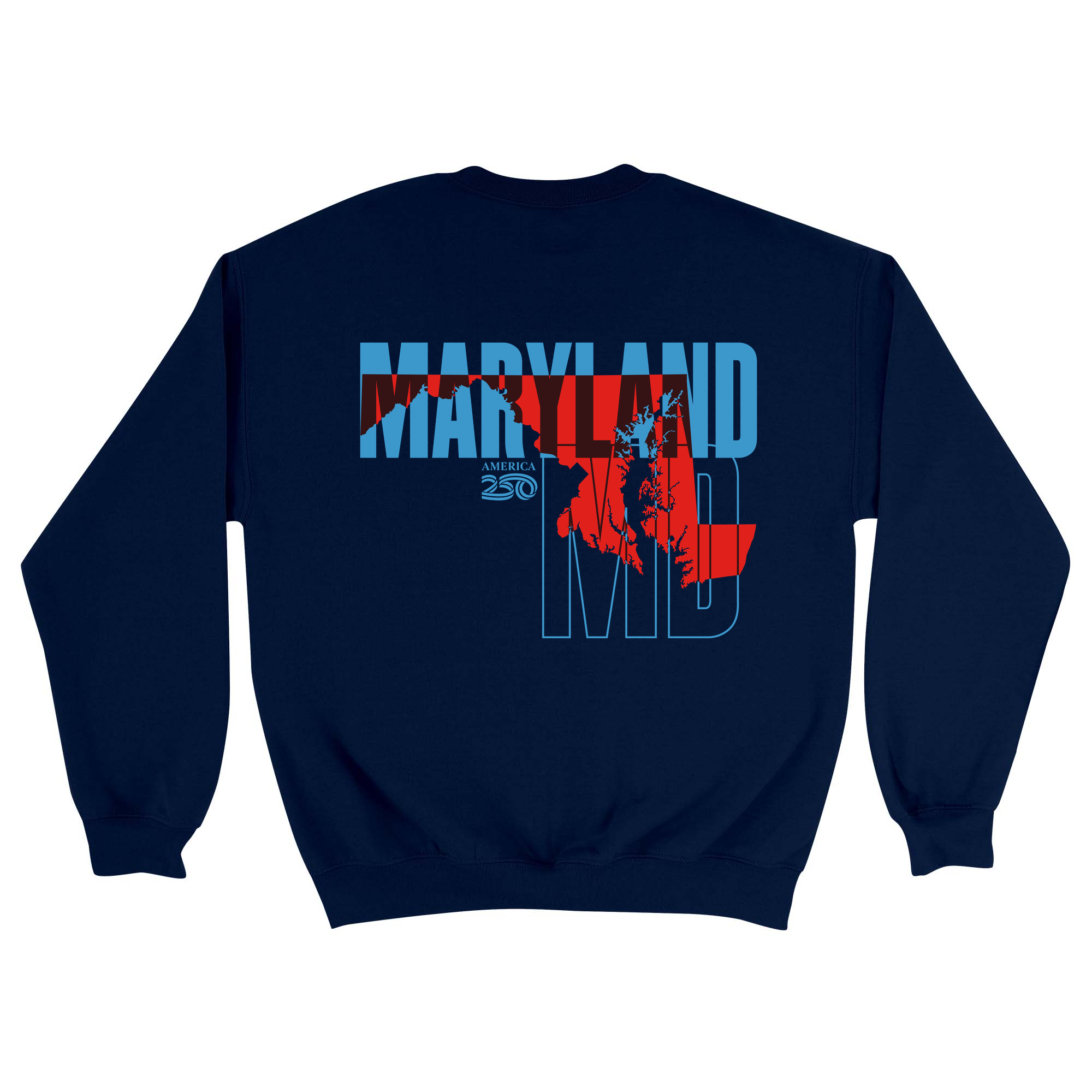 Unisex Medium Navy Crewneck Sweatshirt