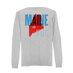Mens Medium Athletic Heather Style_Long Sleeve