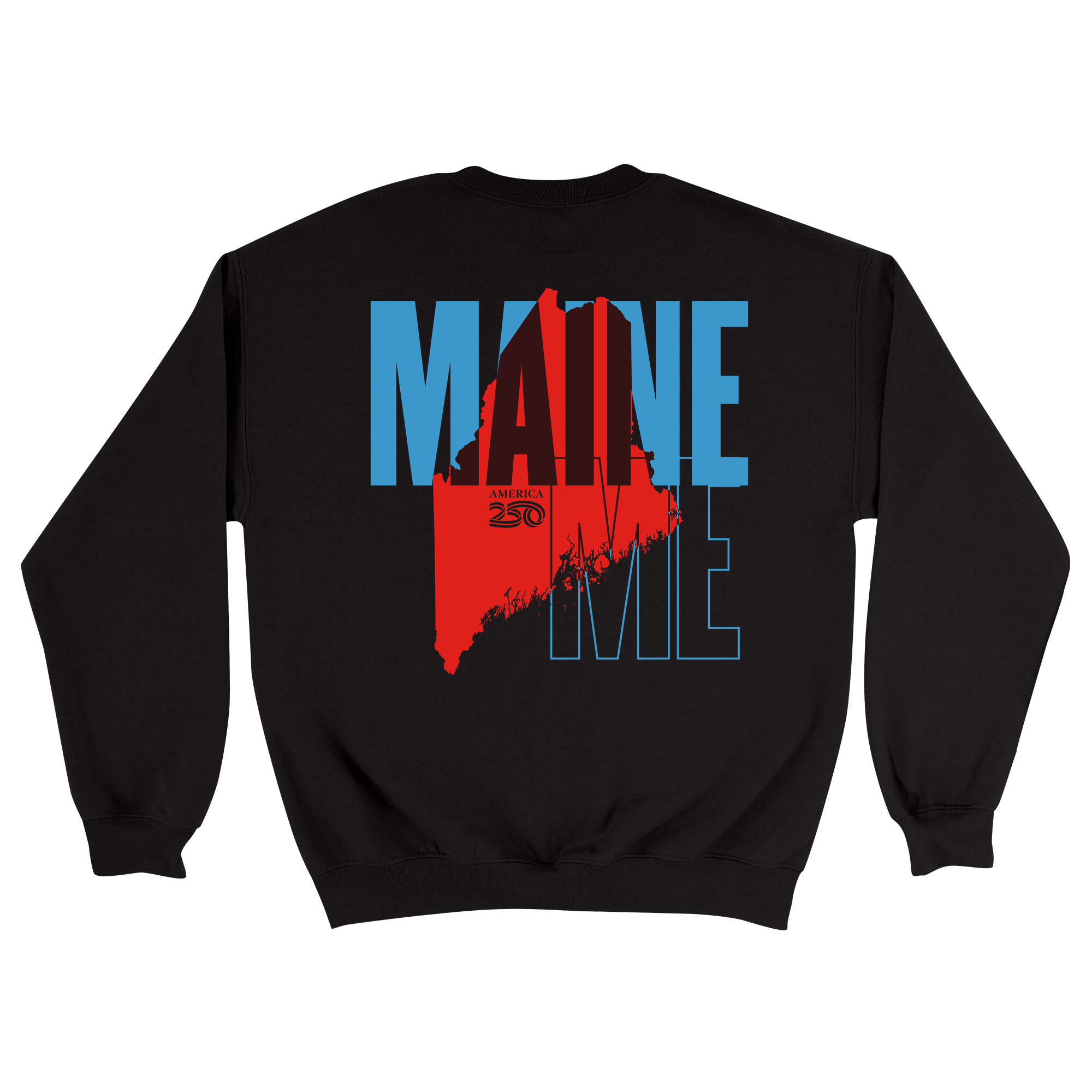 Unisex Medium Black Crewneck Sweatshirt