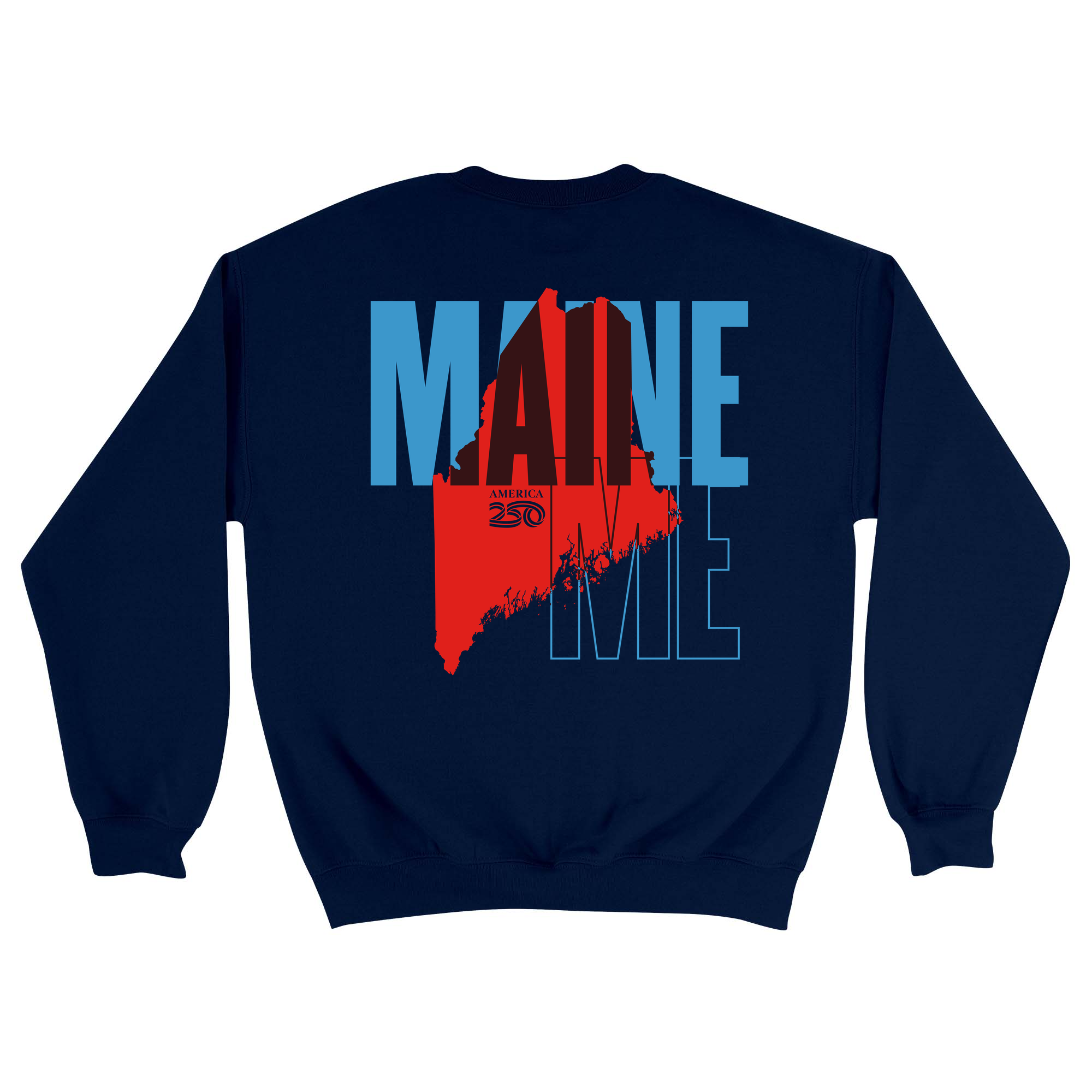 Unisex Medium Navy Crewneck Sweatshirt