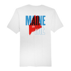 Mens Medium White Short Sleeve Tee