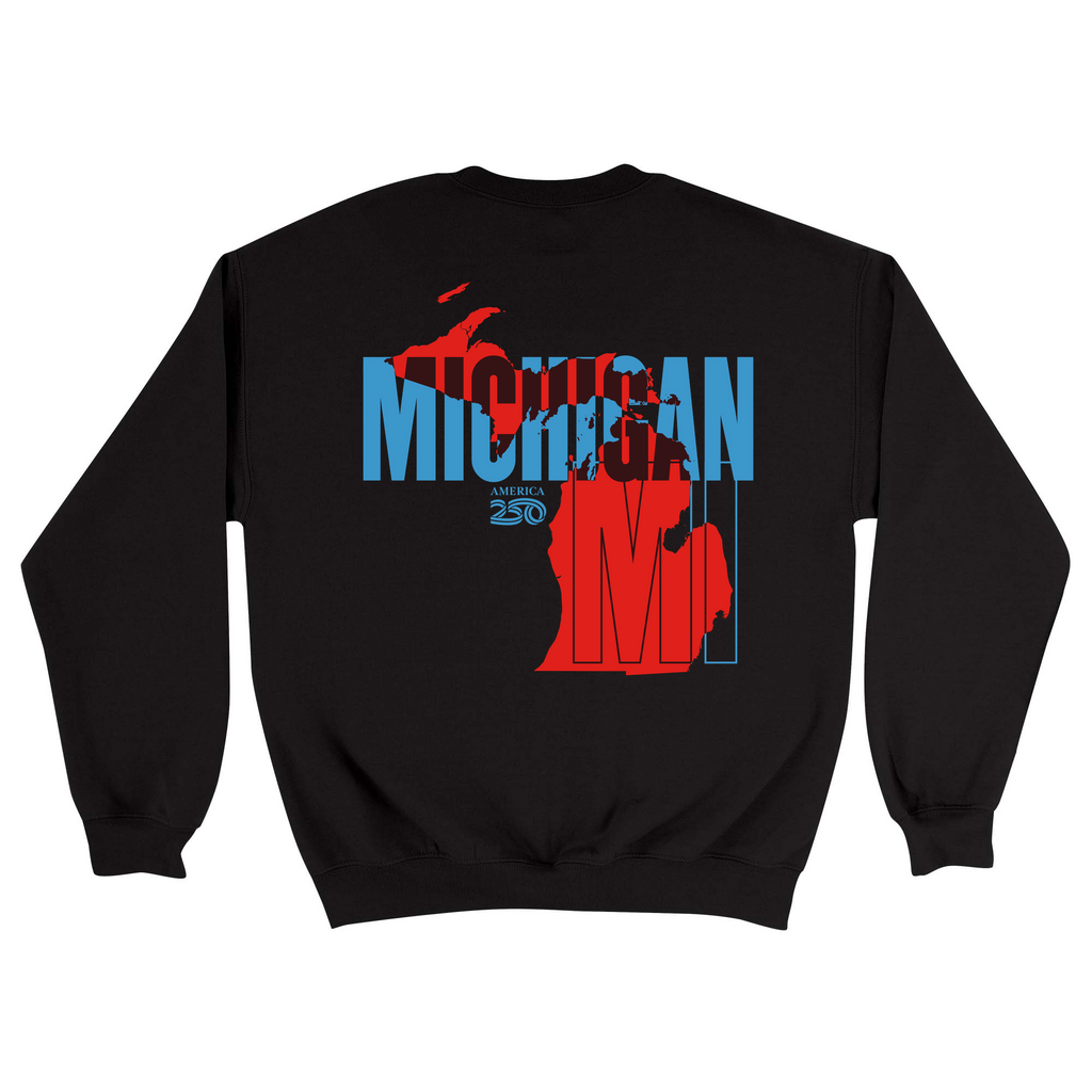 Unisex Medium Black Crewneck Sweatshirt