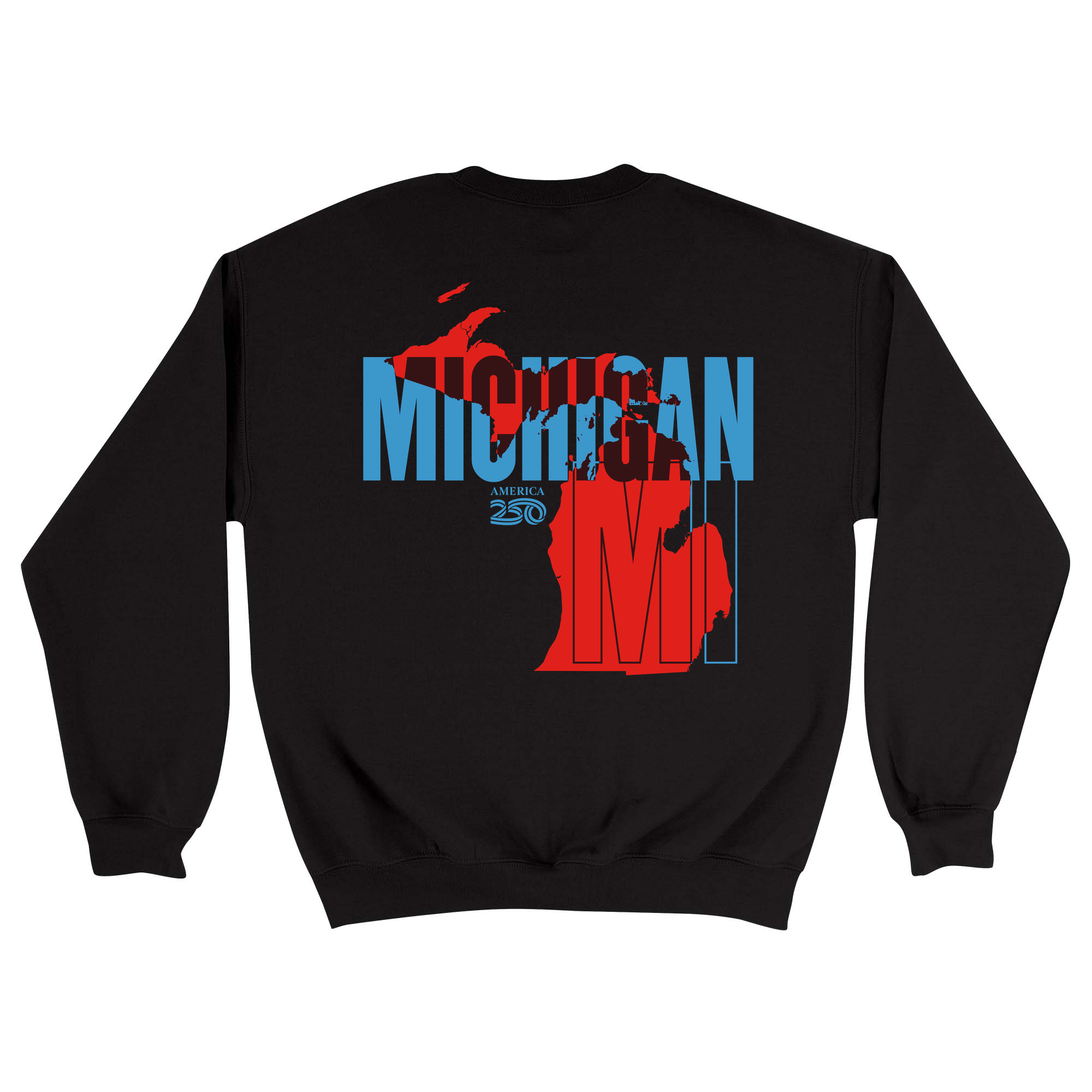 Unisex Medium Black Crewneck Sweatshirt