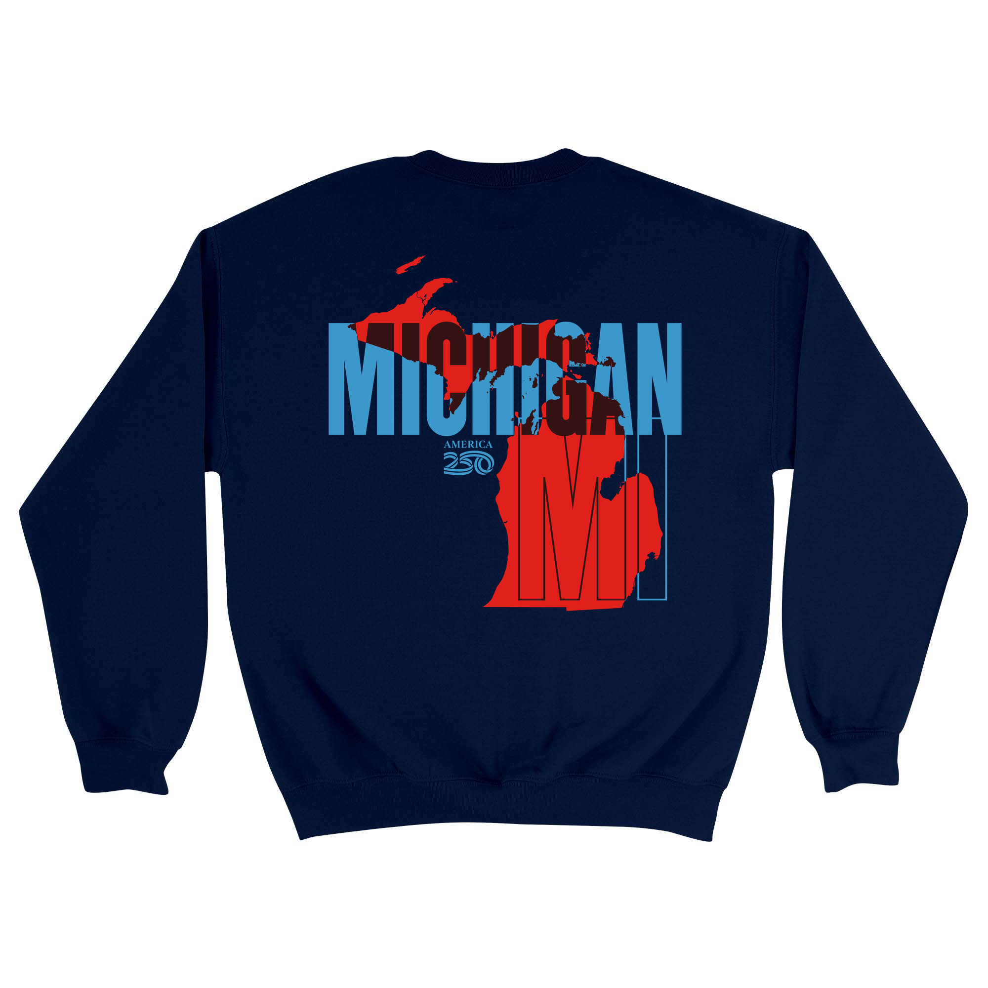 Unisex Medium Navy Crewneck Sweatshirt