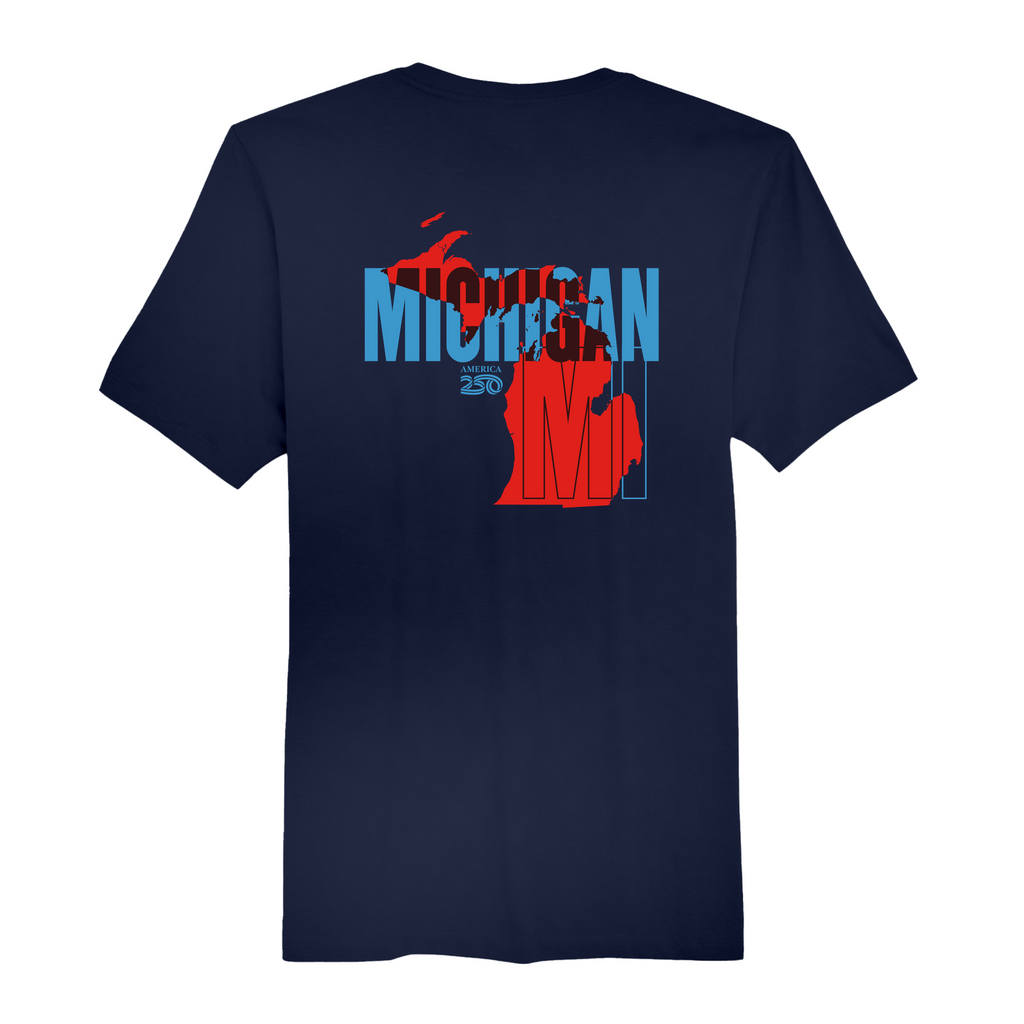 Mens Medium Navy Short Sleeve Tee