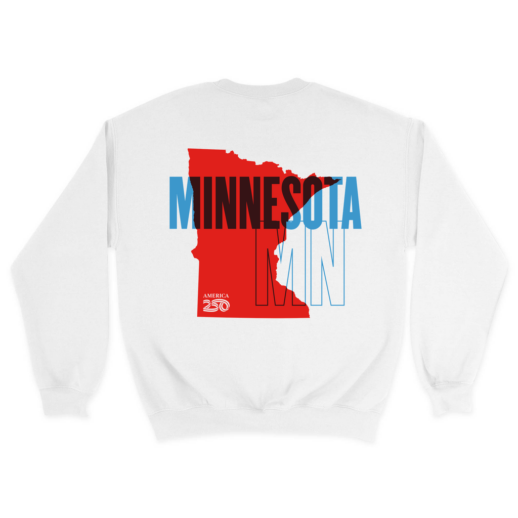 Unisex Medium White Crewneck Sweatshirt