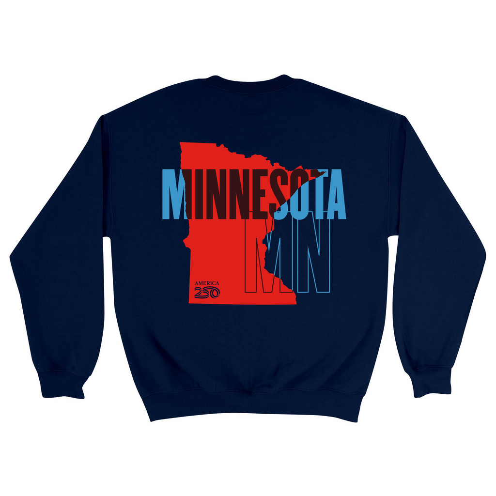 Unisex Medium Navy Crewneck Sweatshirt