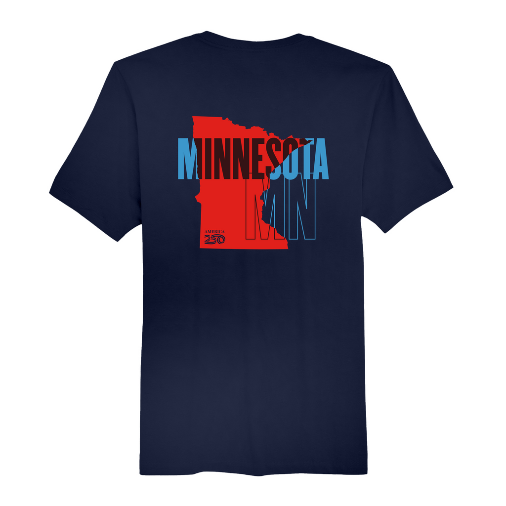 Mens Medium Navy Short Sleeve Tee