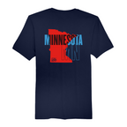 Mens Medium Navy Short Sleeve Tee