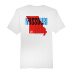 Mens Medium White Short Sleeve Tee