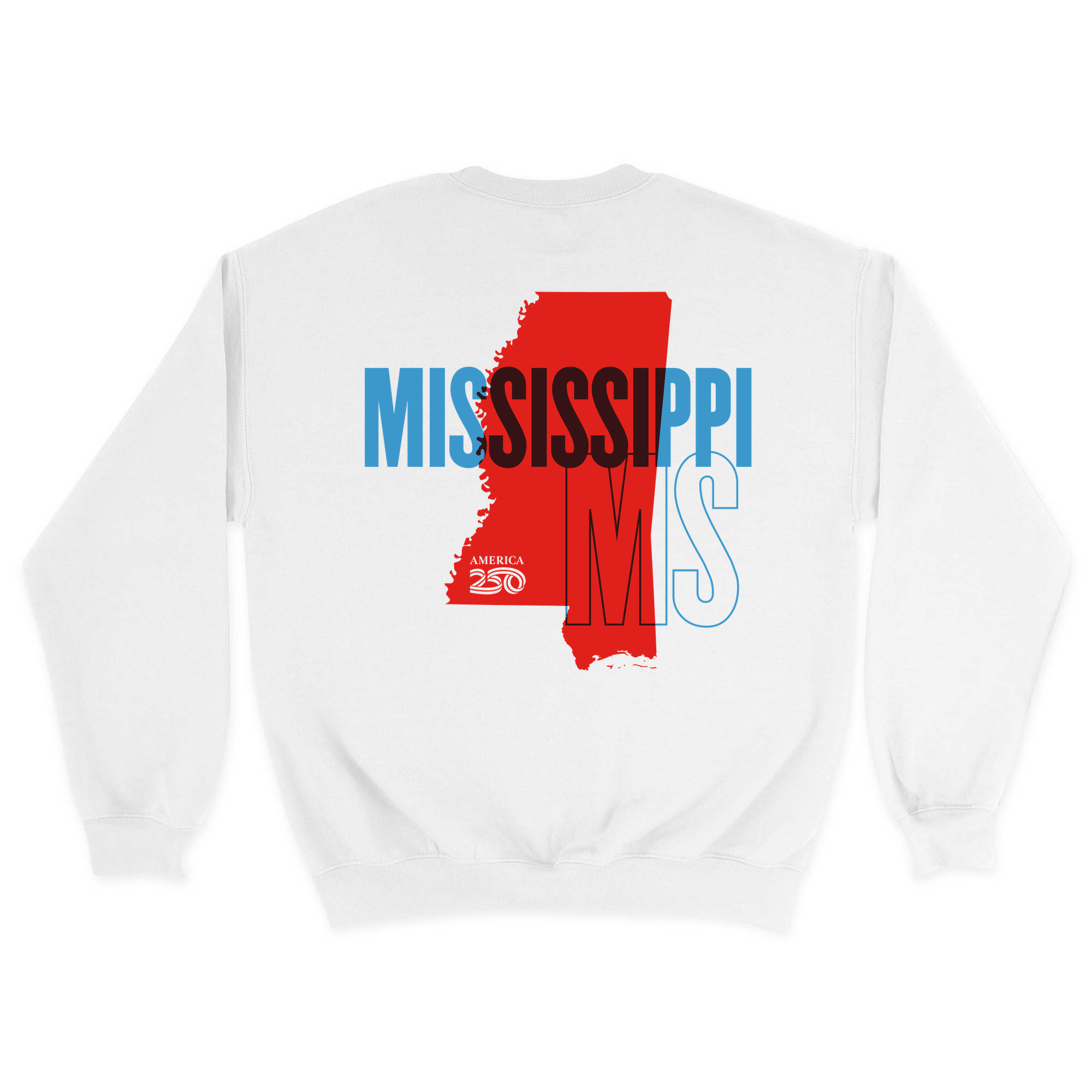 Unisex Medium White Crewneck Sweatshirt