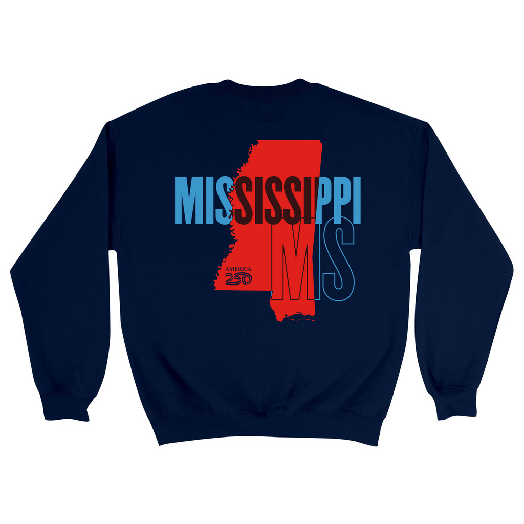 Unisex Medium Navy Crewneck Sweatshirt