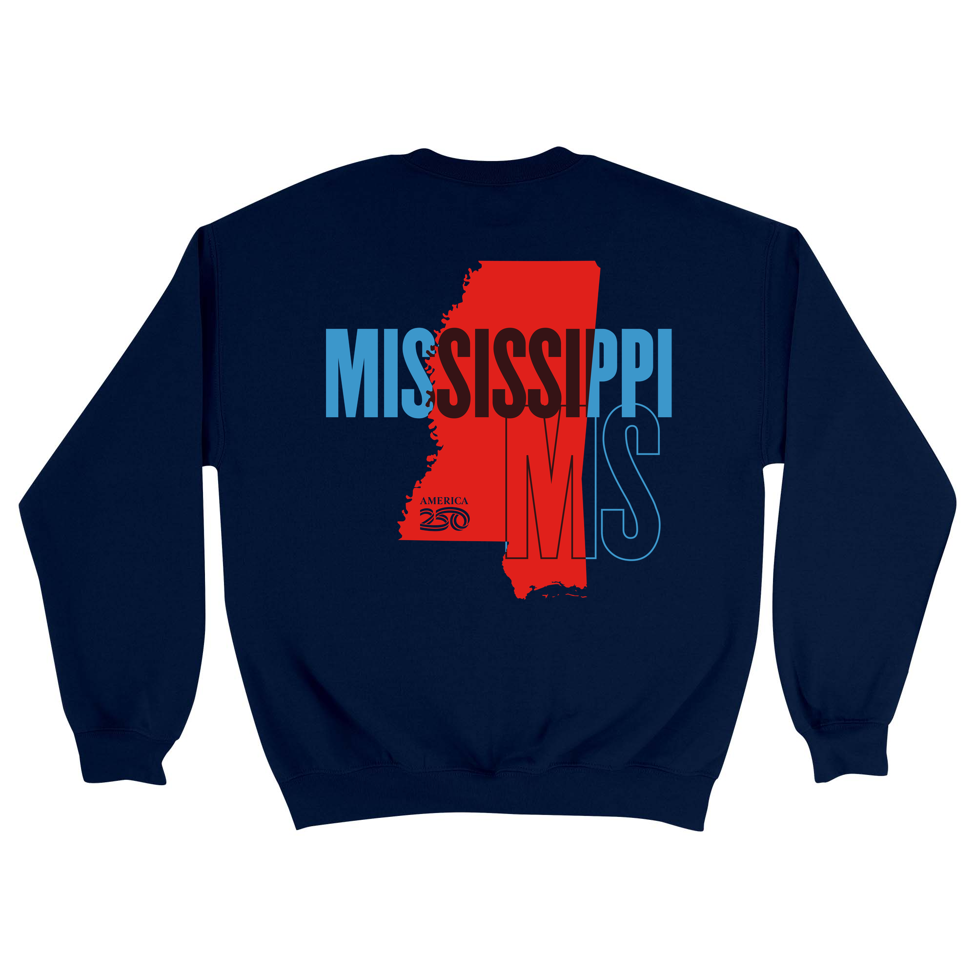 Unisex Medium Navy Crewneck Sweatshirt