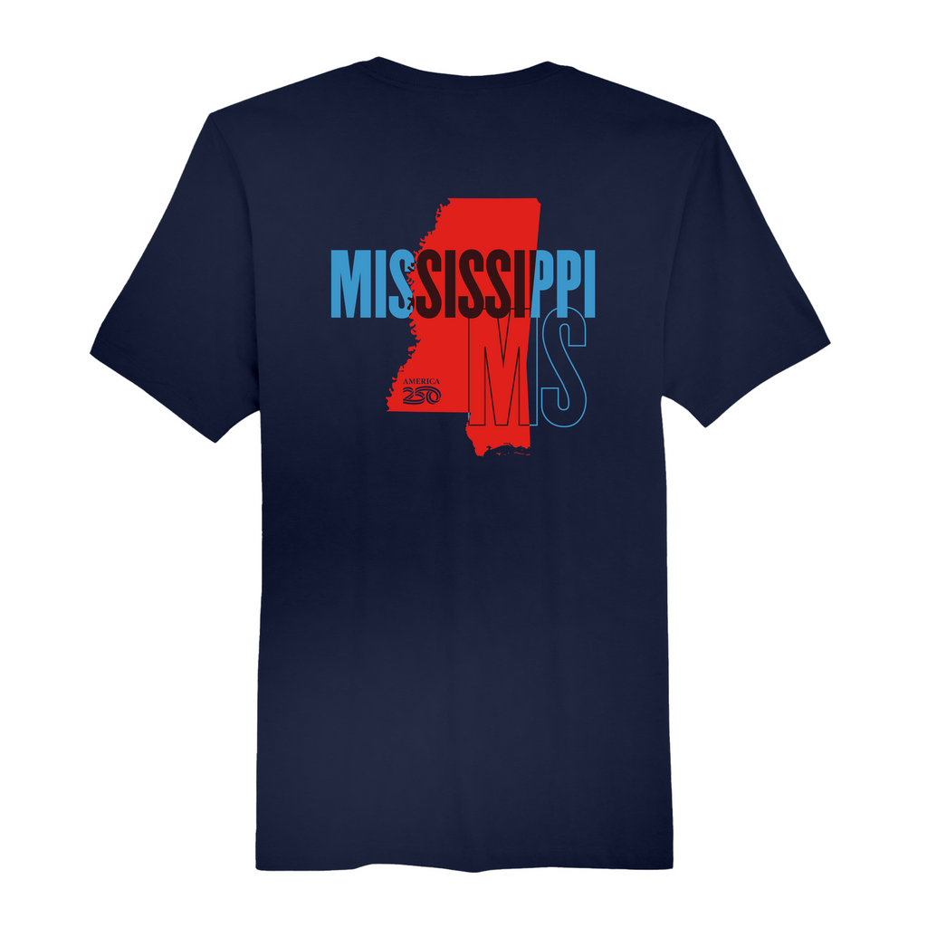 Mens Medium Navy Short Sleeve Tee