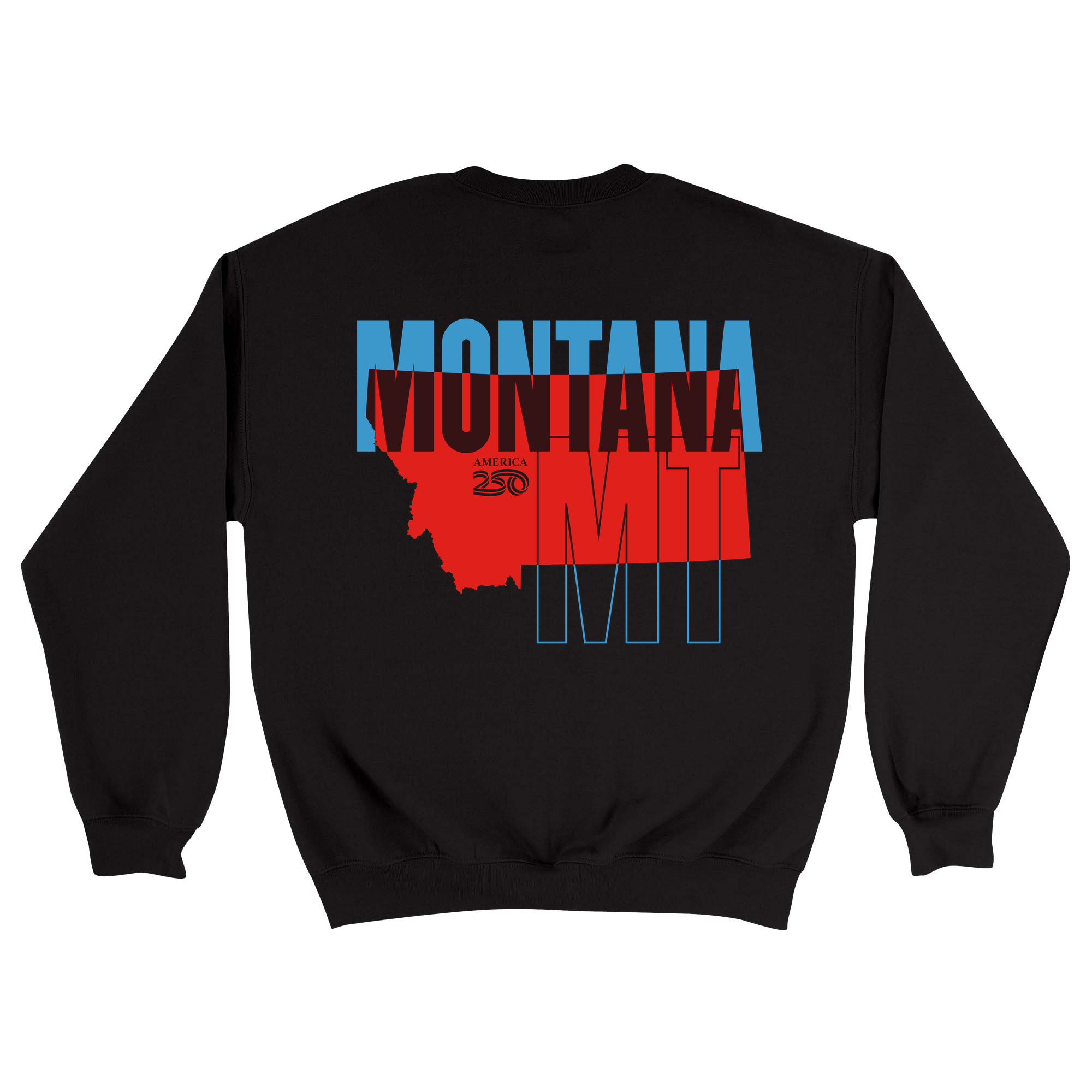 Unisex Medium Black Crewneck Sweatshirt