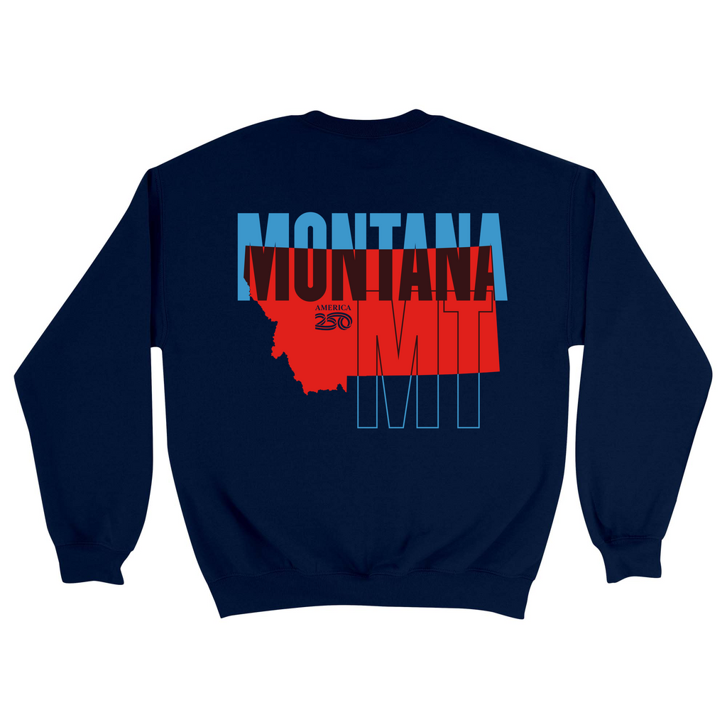 Unisex Medium Navy Crewneck Sweatshirt